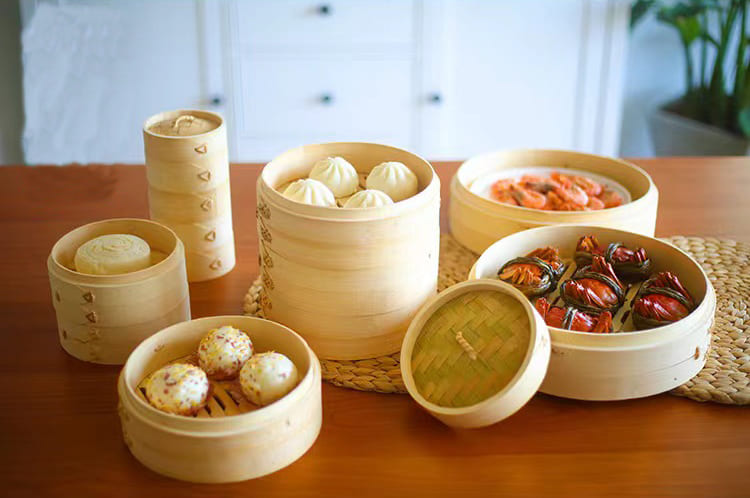 Bamboo Steamer Baskets for Flavorful Asian Cuisine