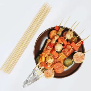 Bamboo Skewers for Outdoor Grilling