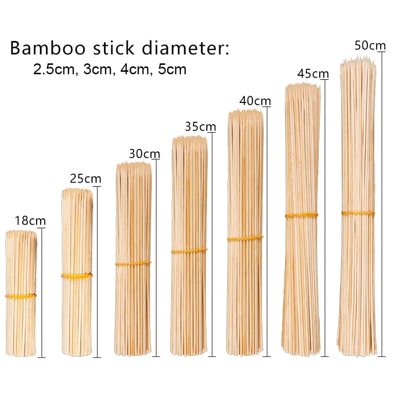 Round Bamboo Sticks