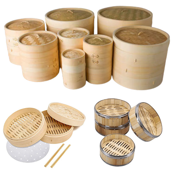 bamboo steamer baskets factory